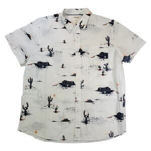 Goodthreads | Slim Poplin Cactus Shirt | Size XXL
